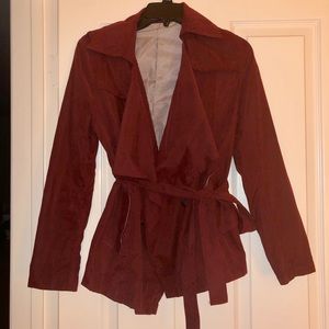 Maroon lightweight jacket